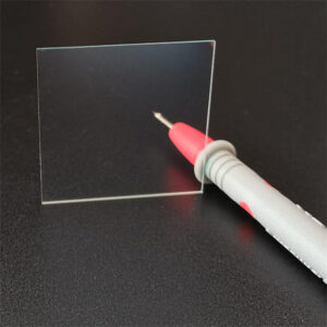 customize ITO and FTO glass   Four-point probe sheet resistance measurement on precision ITO conductive glass substrate
